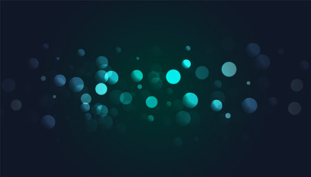 create a shimmering design with abstract blurred bokeh banner vector
