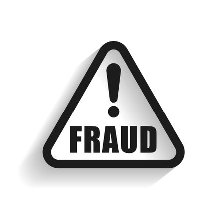 fraud alert warning background protect your email or crypto data vectorのイラスト素材