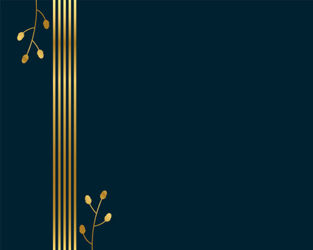 hand drawn golden leaves with text space vector designのイラスト素材