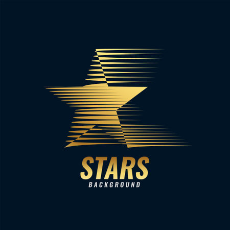 creative speedy motion golden star background unlock the success vectorのイラスト素材