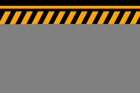 urban warning alert yellow background with black stripe design vectorのイラスト素材