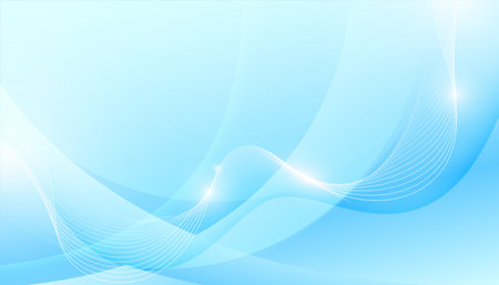 shiny flowing wavy lines business backdrop for presentation vectorのイラスト素材