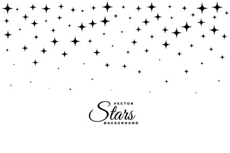 elegant sparkling stars white background design vectorのイラスト素材