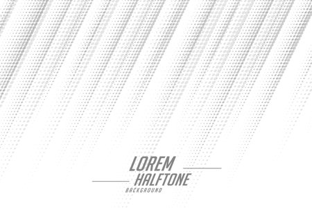 abstract and clean halftone dotted texture white backdrop in vintage style vectorのイラスト素材