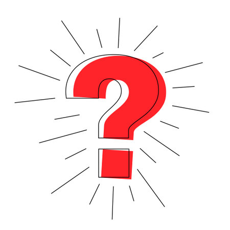 modern question mark template for idea or message vectorのイラスト素材