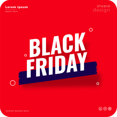 modern black friday special sale coupon poster for business marketing vectorのイラスト素材