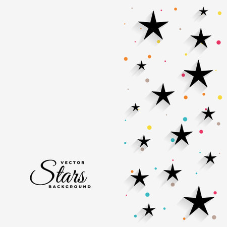 elegant and simple twinkle stars background design vectorのイラスト素材