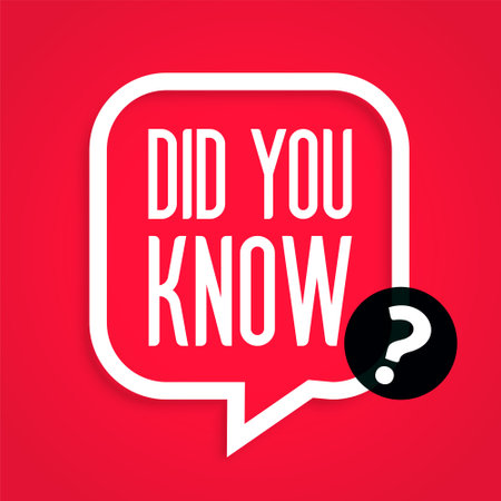 did you know modern background for discussion and advice vectorのイラスト素材