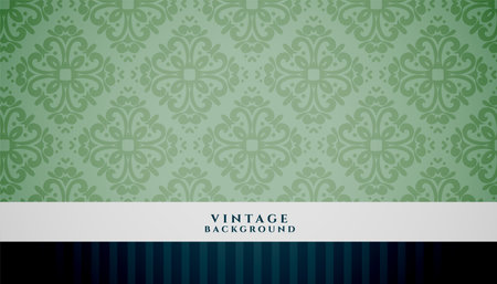 vintage style decorative floral backdrop for invitation card design vectorのイラスト素材