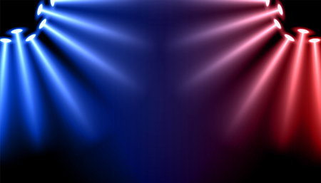 bright and glowing focus light effect background design vectorのイラスト素材