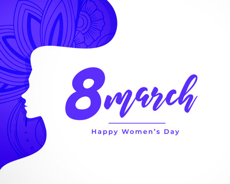 8th march happy womens day wishes background in papercut style vectorのイラスト素材