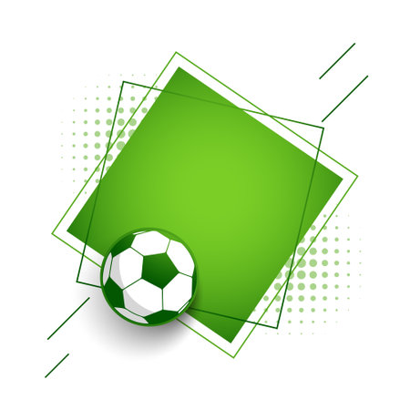 soccer or football league background with text space vectorのイラスト素材