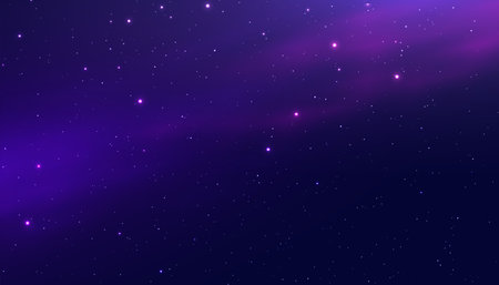 eye-catching starry night sky banner for universe experience vectorのイラスト素材