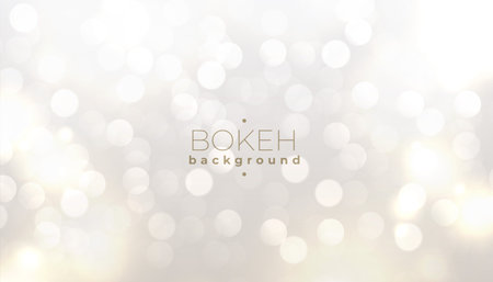 soft and shiny bokeh pattern banner for abstract art vectorのイラスト素材