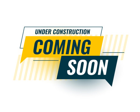 coming soon under construction background for brand promo vectorのイラスト素材