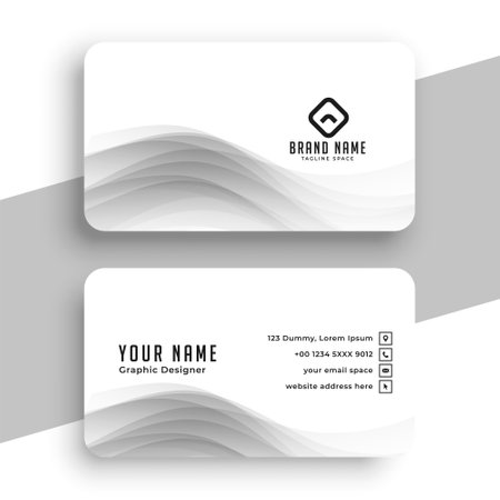 minimal style elegant corporate identity card background for business work vectorのイラスト素材