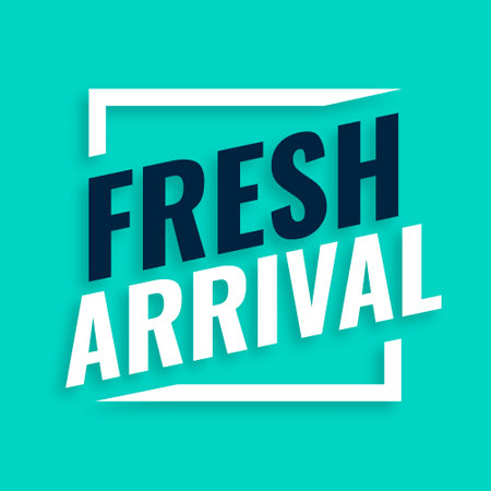 modern style fresh arrival sale background design vectorのイラスト素材