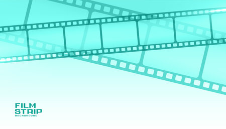 vintage style blank film reel background design vectorのイラスト素材