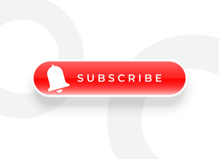 share and subscribe button for social media app vector
