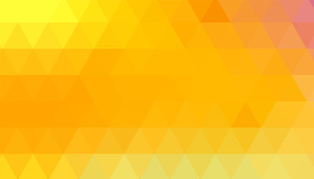 abstract geometrical triangle shapes pattern yellow background design vector