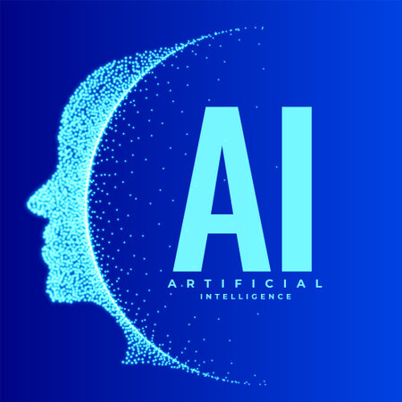 artificial intelligence digital tech innovation background design vectorのイラスト素材