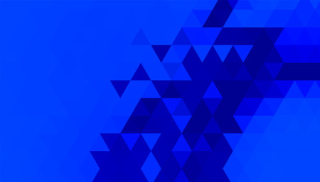 abstract blue triangles shape background in low poly style vectorのイラスト素材