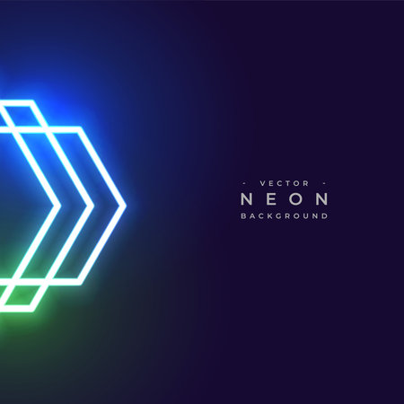 digital LED arrow light background for trendy design vectorのイラスト素材