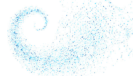 halftone style abstract dotted spray texture background vectorのイラスト素材
