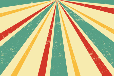 comic style retro sunburst rays abstract background design vectorのイラスト素材