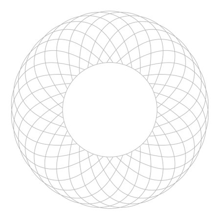 line art diamond shape symmetry pattern design vectorのイラスト素材