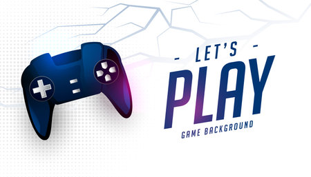 electronic remote controller background for virtual game play vector