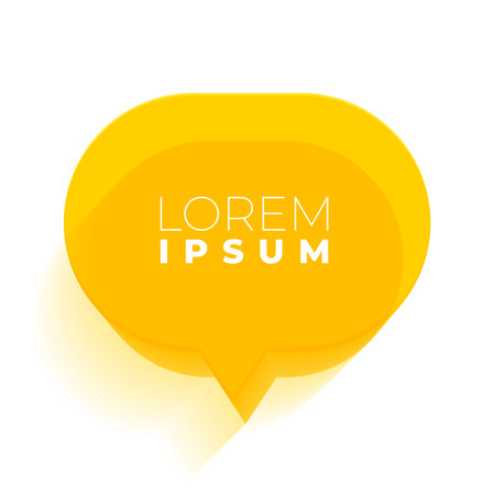3d style web chat bubble template for social speech or dialog vectorのイラスト素材