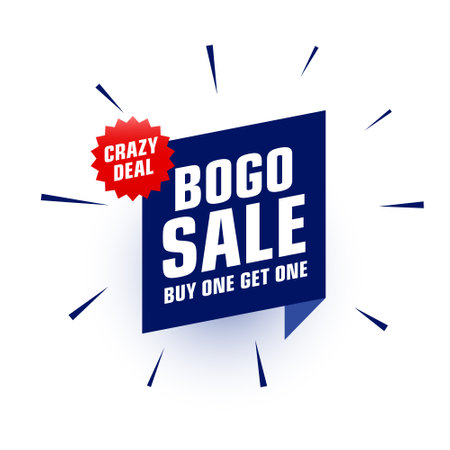 buy 1 get 1 free holiday season template for sale campaign vectorのイラスト素材