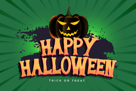 creepy halloween pumpkin background with grungy effect vectorのイラスト素材
