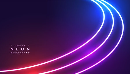 glowing and curvy laser beam wallpaper for gaming backdrop vectorのイラスト素材