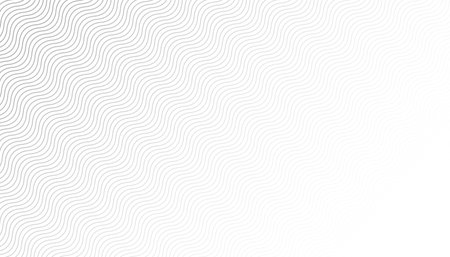 minimal and abstract curvy strip line background with optical effect vectorのイラスト素材
