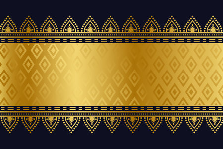 premium golden diamond lace pattern background for fabric print vectorのイラスト素材