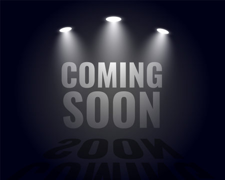 modern coming soon new arrival background with spot light effect vectorのイラスト素材