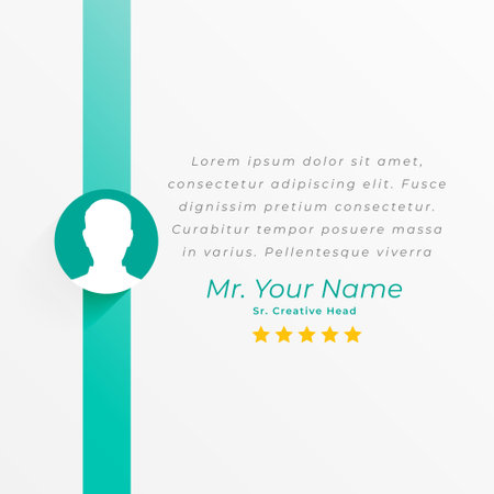 modern infographic testimonial quotation background design vectorのイラスト素材