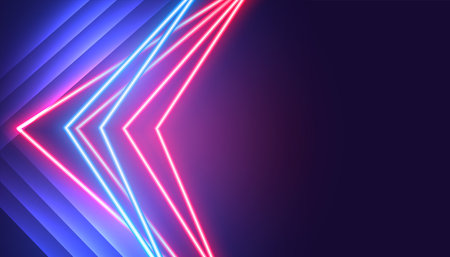 digital electric laser lines abstract wallpaper in neon style vectorのイラスト素材