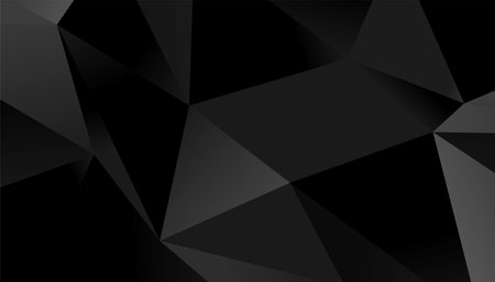 low poly style dark black wallpaper for presentation vectorのイラスト素材