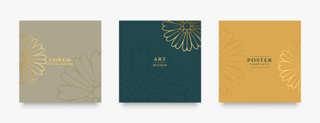 set of premium indian style social post banner with text spaceのイラスト素材