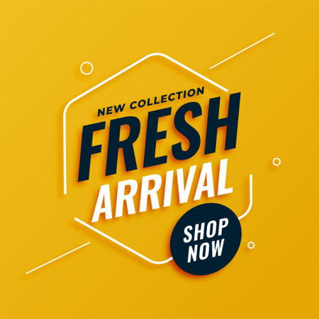 fresh content arrival background for social media post vector