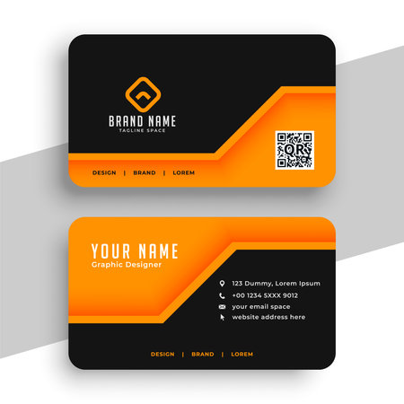 creative and modern business card template for corporate identity vectorのイラスト素材