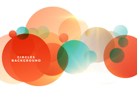 eye catching vibrant round shape pattern backdrop design vectorのイラスト素材