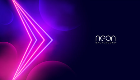 futuristic glowing neon wallpaper with universal fiction design vectorのイラスト素材