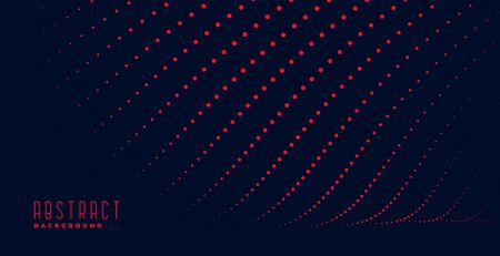 abstract red particle lines trail background designのイラスト素材