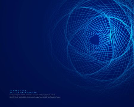 blue technology background with abstract lines vectorのイラスト素材