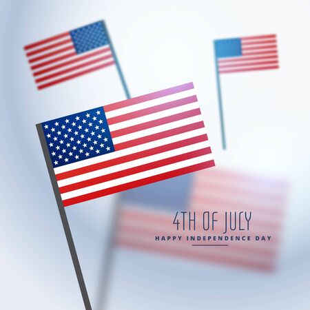 american flags backgroundのイラスト素材