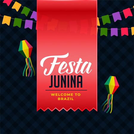 latin american festa junina holiday backgroundのイラスト素材